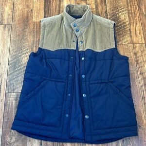 Union Nordstrom Nylon Corduroy Sleeveless Vest M